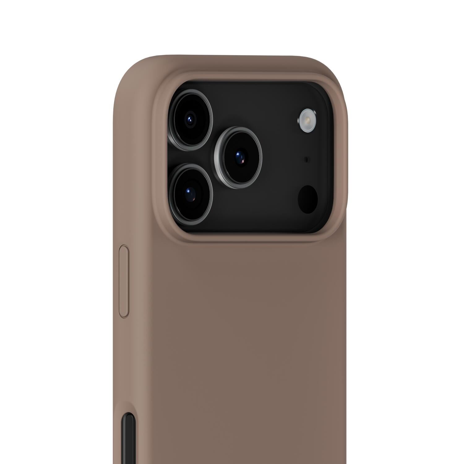 Silicone iPhone cover - Mocha Brown